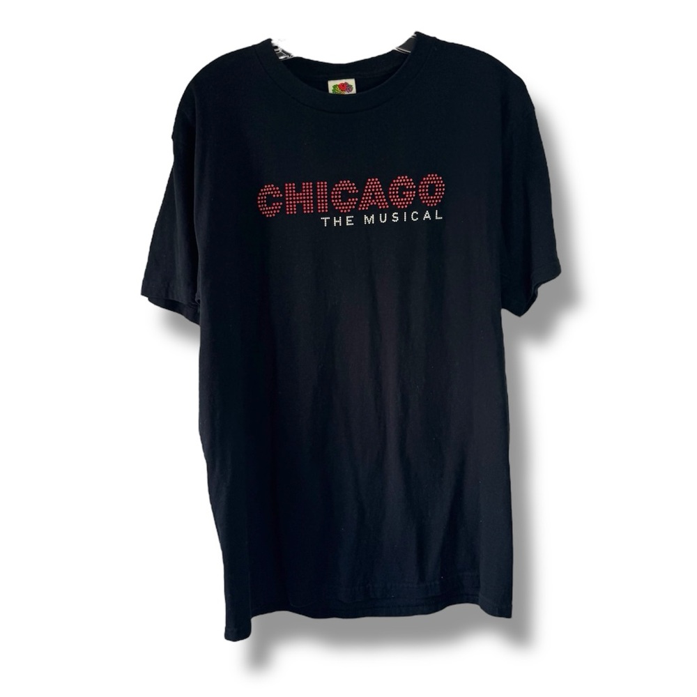 Black Chicago The Musical fruit of the loom SS T-Shirt